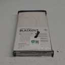 100% Blackout Shield Linen Blackout Curtains for Bedroom 63 Inches Long, Back Tab/Rod Pocket Living Room Drapes, Thermal Insulated Blackout Curtains 2 Panels Set, 50" W x 63" L,Cream