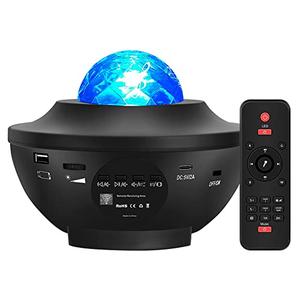 navor Starry Projector Light 4 in 1 Galaxy Night Light: Remote Control Timer 10 Color Effects Built in Speaker Nebula Suitable for Bedroom, Home Décor, Game Room, Home Party and More.