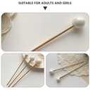 Metal Pearl Chopsticks Hair Sticks Set - 3 Pcs Chinese Hair Pins Clips for Women