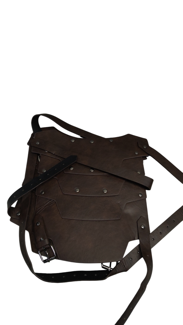 Medieval Faux Leather Chest Armor, Retro Mercenary Knight Archer Body Armor, Adjustable Vest Armour for Ren Faire