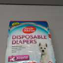 Simple Solution Female Dog Diapers  Disposable Diapers for Potty Training, Incontinence, and Heat Cycle Protection  Leak-Proof Fit for Small Dogs, 1219 Inch Waist  30 Count