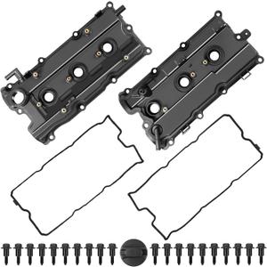 MOSTPLUS Engine Valve Covers 13264-EA210 13264-EA200 Compatible for 05-19 Nissan Frontier Pathfinder Xterra 4.0L (Set of 2) (Left & Right Side)
