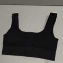 No Brand Square Neck Sports Bra for Women Wirefree Non Padded Yoga Tank Workout Crop Tops S