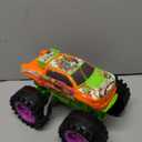 Exploding Monster Truck Toy with Explosive Crash Sounds and Lights, Smash It Up Again and Again, 8.7 Monster Truck Toys for Boys Kids Ages 3, 4-7 & Above | Toddler Toys for 3 Year Old Boys Gift (Orange)