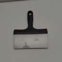 Heavy Duty Grill Scraper Stainless Steel Griddle Scraper with 5" Handle,Sturdy Food Scraper Tool Kitchen for Blackstone Grill Accessories,Outdoor Barbecue Turners Tools