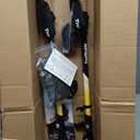TrailBuddy Trekking Poles - Lightweight, Collapsible Hiking Poles for Snowshoe & Backpacking Gear - Pair of 2 Walking Sticks for Hiking, 7075 Aluminum with Cork Grip (Bumblebee Yellow)