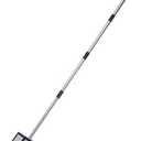 10-Inch Metal Chicken Poop Scooper & Rake with Long Stainless Steel Handle Coop Cleaning Tool