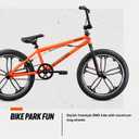 Mongoose Legion BMX Bike, Hi-Ten Steel Frame, 25x9T, 36x16T or 40x16T Gearing, 20-Inch Wheels/MAG