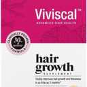 Viviscal Hair Growth Supplements for Women, Thicker Fuller Hair Support for Thinning Hair and Hair Loss, with Biotin and Marine Collagen, Drug-Free, 180 Tablets, 90-Day Supply (Best Before End: 12/2028)