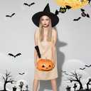 Liitrsh Halloween Elf Men Unisex Costume Women Sack Costume Shirt Outfit for Adult Halloween Cosplay Accessory, XL
