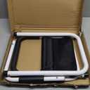 Hopelight Adjustable Bed Rail Support Handle with Storage Pouch, White and Black, Height Assist Safety Guard, Adjustable Bed Assist Rails for Seniors & Patients - Fits All Beds, Tool-Free Assembly