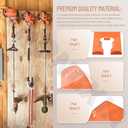 2 Pack Trimmer Rack Suit Trimmer Rack Garden Power Tool Hanger Garage Storage for Stihl Kombi, Grass/Hedge Trimmer, Adjustable, Wall Mount, Garage Tool Storage and Organization