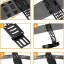Tactical Modular Holster Adapter with QLS kit, Drop Leg Holster Platform with Leg Strap Police Gear