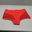 BZB Women's Cut Out Yoga Shorts Scrunch Booty Hot Pants High Waist Gym Workout Active Butt Lifting Sports Leggings (XX-Large, Xy-red)