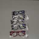 BLS BLUES Reading Glasses for Women for Home, Office & Driving - HD Clear Readers with Blue Light Blocking Protection, +0.75