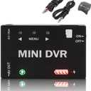 Mini FPV DVR Recorder Module - NTSC/PAL Video & Audio Capture with Built-in Battery & 32GB TF Card Support, Aluminum Shell for Drones & RC Cars