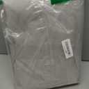 NLMUVW Vinyl Tablecloth with Flannel Backing 100% Waterproof Rectangle PVC Table Cloth Wipe Clean Table Cover for Dining Party Camping Outdoor, Light Grey, 60 X 90 Inch