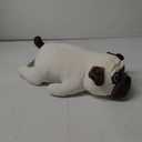 MaoGoLan 21 inch Pug Stuffed Animal Dog Plush Body Pillow for Girls, Beige French Bulldog Stuffy for Kids Christmas Valentine's Day Gift