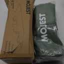 Mojest Ultralight Camping Cot for Adults, Portable Folding Camping Bed, Supports 350 lbs - Lightweight for Travel, Camping, Hiking, Backpacking, Mountaineering, Light Green