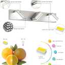 SineRise LED Modern Bathroom Vanity Light Fixtures (3-Light, 24-Inch), Brushed Nickel Modern Acrylic Bathroom Wall Lighting Fixtures Over Mirror (Cool White 6000K)