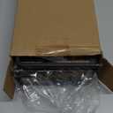 Meangood Floating Shelves Wall Mounted Set of 2, Rustic Wood Wall Storage Shelves for Bedroom,Living Room,Bathroom, Kitchen Torched Wood (Carbonized Black)