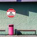 No Dumping Sign, No Public Use of Dumpster Sign, Violators Will Be Prosecuted, 2Pack-12"x12" Engineer Grade Rust Free Reflective Aluminum, Fade/Weather Resistant, UV Protected, Easy to Mount