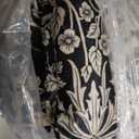 LIVEBOX 8x10 Area Rugs for Living Room, Vintage Floral Non-Slip Washable Rugs, Farmhouse Botanical Birds Nature Pattern Large Area Rug for Bedroom, Carpet for Dining Room Decor(Black,8'x10')