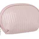 4 x Pink Quilted cosmetic bag
