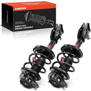 A-Premium Front Complete Struts Compatible with Subaru Forester [2.5L] 2017-2018 - 2x Replacement Suspension Shock Absorber with Coil Spring Assembly