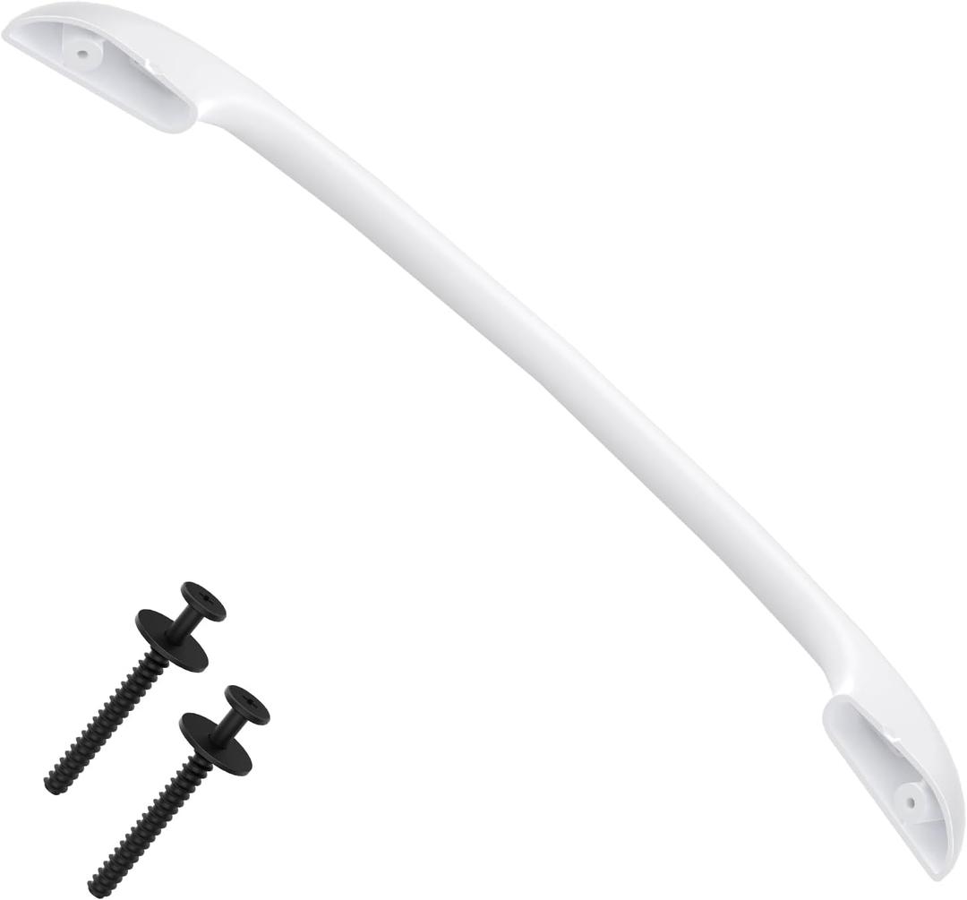 Upgraded 316443601 Oven Door Handle Replacement Compatible with Frigidaire Kenmore Electrolux Electric Range Oven Stove Come with 2 Pack 316433300 Range Oven Door Handle Screws