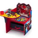 Delta Children Chair Desk With Storage Bin - Greenguard Gold Certified, Spider-Man, Arm Rest, Cushion Availability, Engineered Wood
