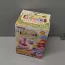 PERRYHOME Fabric Flower Bouquets Toys, 300+ Pcs Birthday Gift Activity Kit, 2 Gameplays STEM Craft for Kids, Reusable DIY Bouquets Maker Mothers Day Gifts for 3 4 5 6 7 8 Years Toddler Girl Gift (Pink Purple)