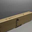 Furinno WRIGHT Book Shelf, 3-Tier Modern Bookshelf, Bookcase with Closed Back, 11.6" x 24.5" x 35.3", for Living Room, Bedroom, Home Office, Soft White