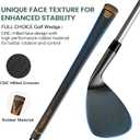 Golf Wedges, CNC Milled Face for More Spin and Control, 52/56/60/70 Degree Golf Sand Wedge, Gap Wedge, Lob Wedge Golf Clubs, Wedges Golf Clubs for Men Women Right Hand