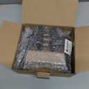 Veise VE017-D Fingerprint Smart Front Door Lock Set, App Control, 8-in-1 Keyless Entry Deadbolt with Lever Handle, Emergency Power Port, Auto Lock, Touchscreen Keypad, Easy Install, Matte Black