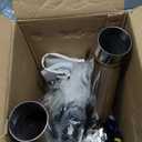 Universal 2.5 Inch Stainless Steel Exhaust Pipe 2PCS Kit