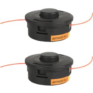 25-2 Bump Feed Trimmer Head 2PCS Compatible with Stihl FS55 FS55R FS56 FS70 FS70R FS80 FS85 FS90 FS90R FS91R FS94R FS110 FS120 FS130 Replace OE 4002 710 2191 4002 710 2108