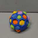 Mira's Pocket Dog Snuffle Ball Toy, Mental Stimulation Chew Toy for Dogs & Cats, 14cm Licking Mat Treat Dispensing Ball with Hollow Design, Slow Feeder for Fast Eaters (Rainbow Colors)