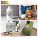 SmileyWorld UV DTF Cup Wrap Transfer for Glass, Official Licensed Rub on Transfers Decal for 16OZ Glass Cups DIY Crafts, 9 Sheets Style 1