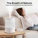 Clarston Humidifiers for Bedroom, 2.5L Cool Mist Humidifier with Essential Oils Diffuser and Nightlight, Top Fill Humidifiers for Home Large Room, Timer, Auto Shut-off, 25H Runtime