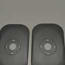 Petrichor Nest Thermostat Wall Plate - Compatible with Google Nest 2020 - Trim Kit, Cover Accessory for Easy Installation (2 Pack Charcoal)