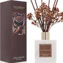 Cocorrna Reed Diffuser Sets - Coffee & Chocolate Scented Diffuser with Sticks Home Fragrance Reed Diffuser for Bathroom Shelf Decor
