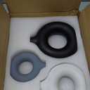 Ceramic Vases Set of 3 Home Decor- Modern Farmhouse, Boho, Aesthetic Brown/White Flower Vase for Living Room Shelf Entry Way Table Centerpiece Decorations (Brown)