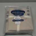 MooMee Bedding Duvet Cover Set 100% Washed Cotton Linen Like Textured Breathable Durable Soft Comfy (Heathered Taupe, King 104"x90")