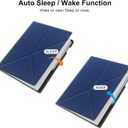 2 x HoYiXi Case for Remarkable Paper Pro 11.8 (2024 Released), with Stable Folding Stand Design and Pen Pocket, fit Remarkable Paper Tablet with 11.8 Color Display,Auto Sleep/Wake,Blue