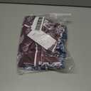 MECH-ENG Men's Paisley Shorts (2 Pieces) Mesh Graphic Bandana Print Boho Summer Beach Lightweight Drawstring Shorts (Navyblue+brown)