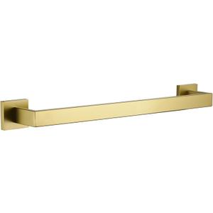 LANC 16-Inche Gold Towel Bars for Bathroom Wall Mounted Total-18 Brushed Gold Bath Towel Racks Stainless Steel Towel Rods for Kitchen Bathroom Hand Towel Holder Towel Hanger, A8804BG-4P1