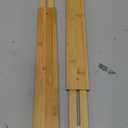 Bamboo Adjustable Drawer Divider Organizers - Spring Loaded, Stackable | Perfect for Kitchen Utensils, Silverware & Knife Drawer Dividers, Desk, Bathroom, and Dresser Drawer Organization (2-Pack)