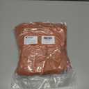 2 x TOONOW Set of 2 Decorative Throw Pillow Covers 18x18,Fluffy Pillow CoversLuxury Faux Fur Sofa Pillow Covers for Sofa Couch Living Room Bedroom, No Pillow Insert (Carnelian)