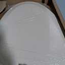 Bemis 1500EC 146 Almond Elongated Molded Wood Toilet Seat with Easy-Clean & Change Hinge